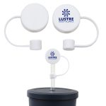 Custom Flip 'N Sip Silicone Straw Cap - 8