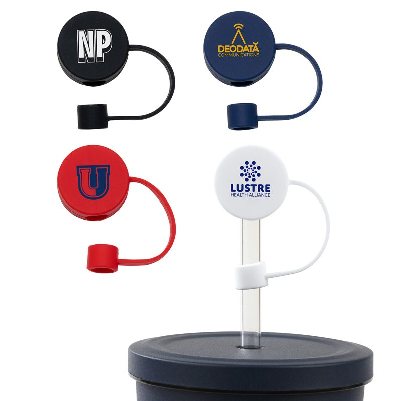 Custom Flip 'N Sip Silicone Straw Cap