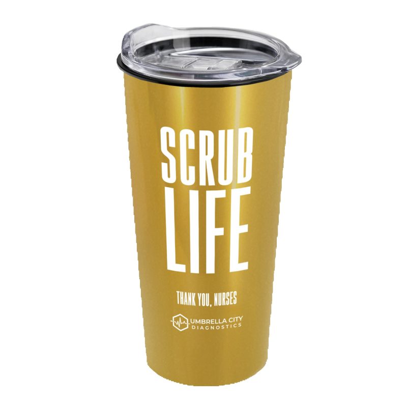 Custom Garyline® Explore Metallic Travel Tumbler with Slider Lid - 18 oz. - 2