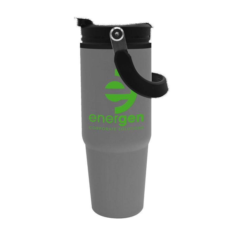 Custom Garyline® Odyssey Stainless Steel Bottle with 2-in-1 Flip-Straw Lid - 30 oz. - 1