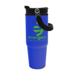 Custom Garyline® Odyssey Stainless Steel Bottle with 2-in-1 Flip-Straw Lid - 30 oz. - 2