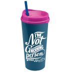 Custom Garyline® Roadmaster Travel Tumbler with Sip Lid and Straw - 20 oz. - 9