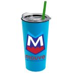 Custom Garyline® Roadmaster Travel Tumbler with Slider Lid and Straw - 18 oz. - 3
