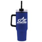 Custom Garyline® Roam Stainless Steel Handle Mug with Straw - 40 oz. - 1