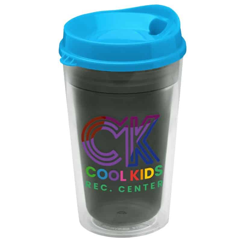 Custom Garyline® Transparent Tumbler with Sip Lid - 16 oz. - 2