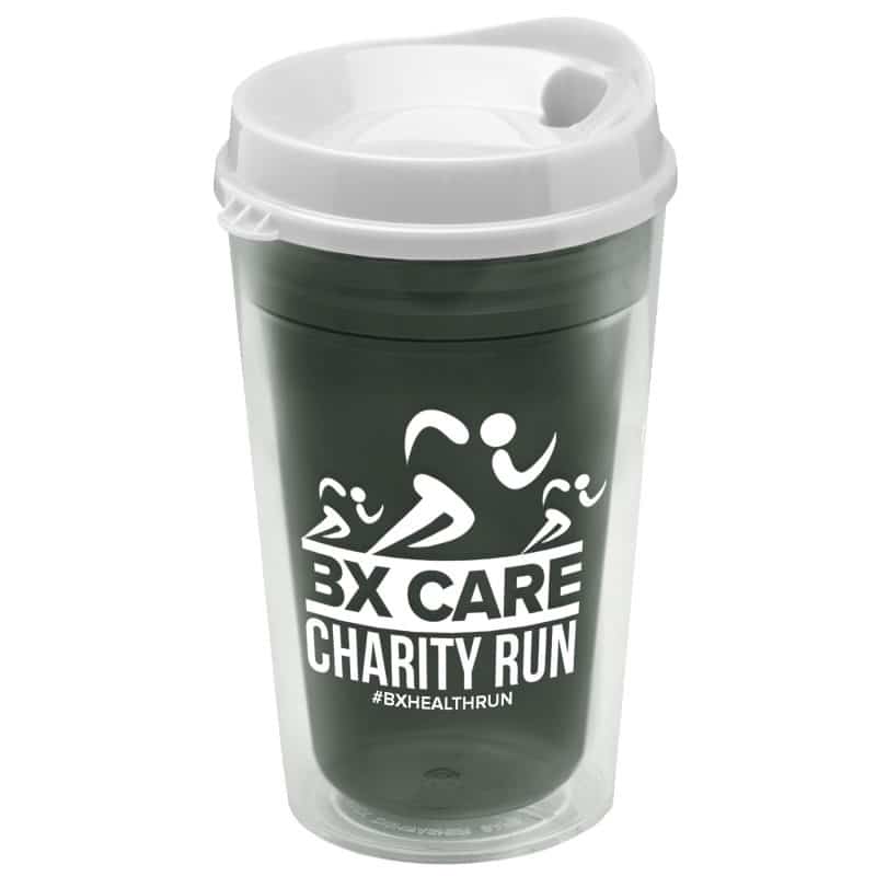 Custom Garyline® Transparent Tumbler with Sip Lid - 16 oz. - 3