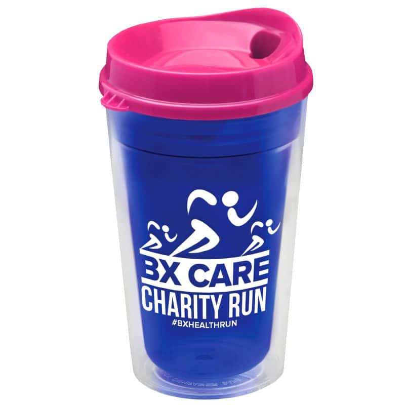 Custom Garyline® Transparent Tumbler with Sip Lid - 16 oz. - 4