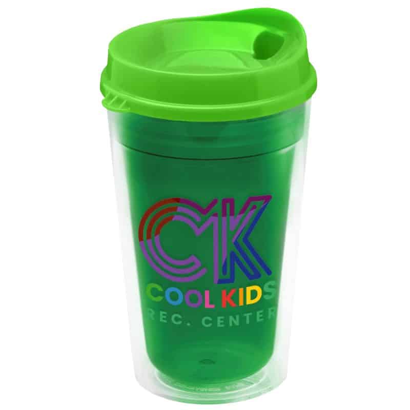 Custom Garyline® Transparent Tumbler with Sip Lid - 16 oz. - 5