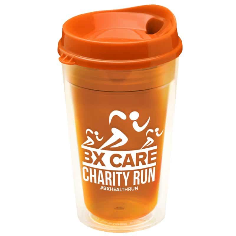 Custom Garyline® Transparent Tumbler with Sip Lid - 16 oz. - 6
