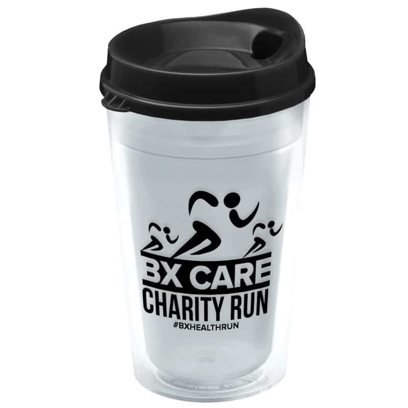 Custom Garyline® Transparent Tumbler with Sip Lid - 16 oz.