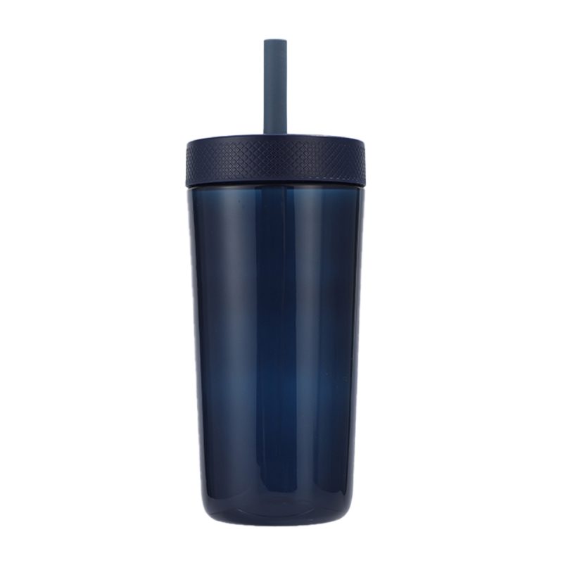 Custom Havana 22 oz Recycled Polypropylene Tumbler with Silicone Straw - 2
