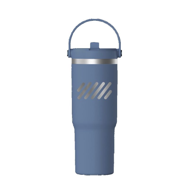 Custom Hydrapeak 32 oz Nomad Tumbler with Handle and Sip Lid