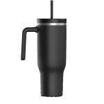 Custom Hydrapeak 40oz Voyager Tumbler with Straw Lid - 1