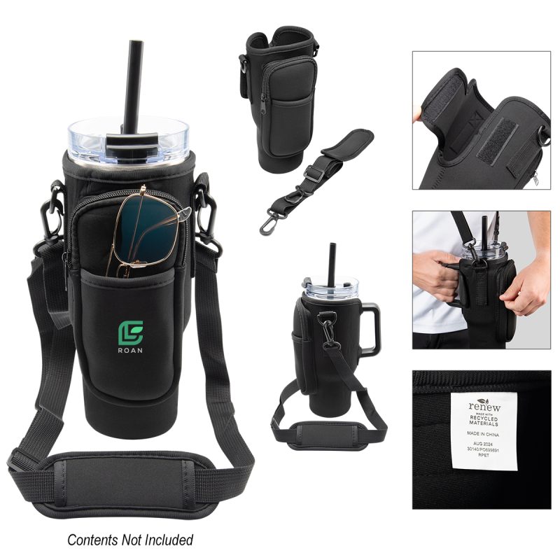 Custom Intrepid 40 Oz. Tumbler Rpet Sling With Pouch
