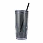 Custom Luster 16 oz Recycled Acrylic Straw Tumbler - 6