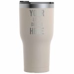 Custom Personalized Laser Engraved RTIC 30 oz Insulated Tumbler - Powder Coated- Closeout - 1