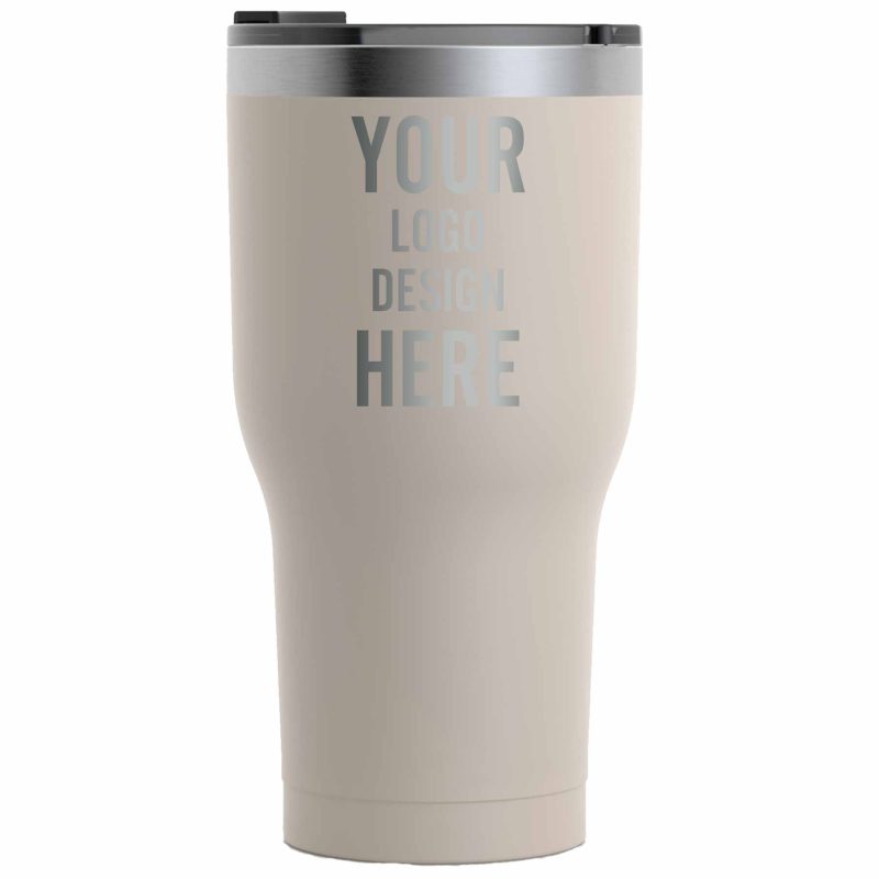 Custom Personalized Laser Engraved RTIC 30 oz Insulated Tumbler - Powder Coated- Closeout - 1