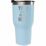 Custom Personalized Laser Engraved RTIC 30 oz Insulated Tumbler - Powder Coated- Closeout - 2