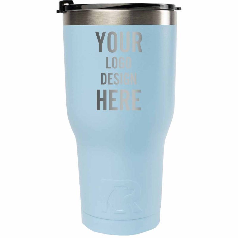 Custom Personalized Laser Engraved RTIC 30 oz Insulated Tumbler - Powder Coated- Closeout - 2