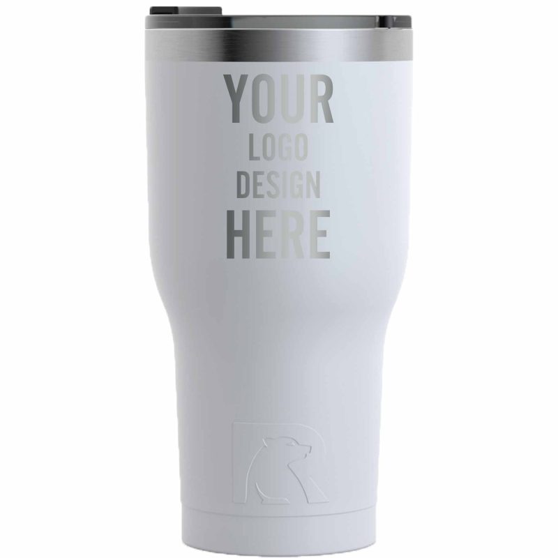 Custom Personalized Laser Engraved RTIC 30 oz Insulated Tumbler - Powder Coated- Closeout - 4