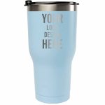 Custom Personalized Laser Engraved RTIC 30 oz Insulated Tumbler - Powder Coated- Closeout - 7