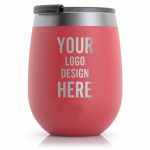 Custom Personalized RTIC 10 oz Wine Tumbler - Powder Coated - Closeout