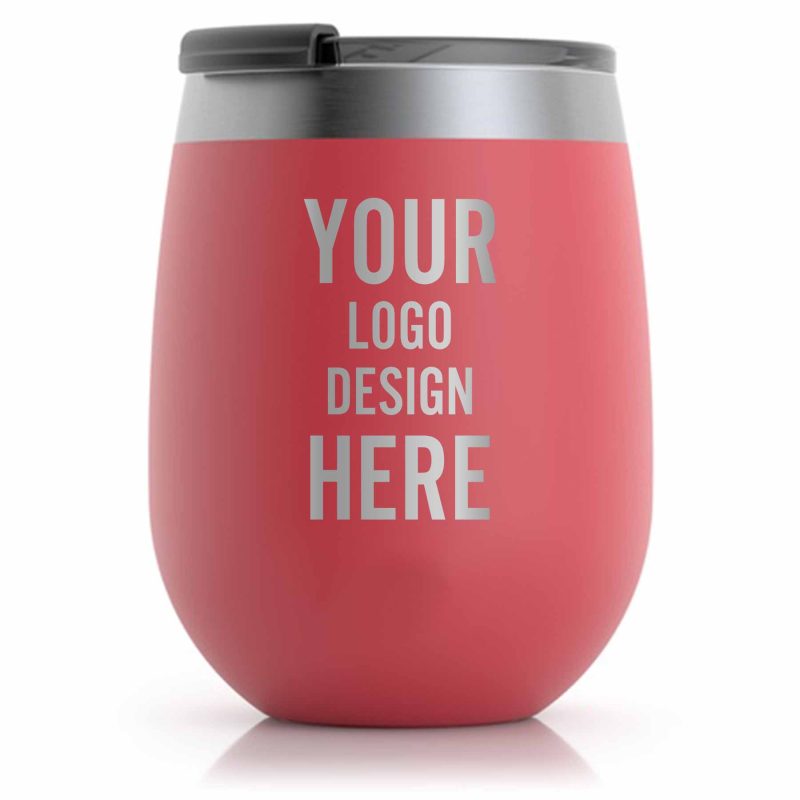 Custom Personalized RTIC 10 oz Wine Tumbler - Powder Coated - Closeout - 2