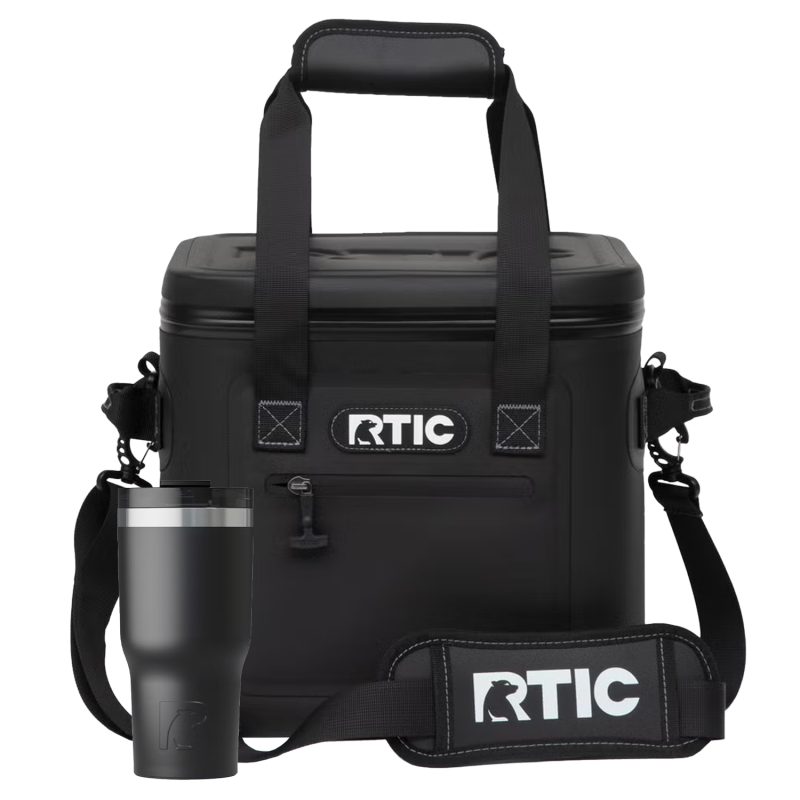 Custom RTIC® Soft Pack Cooler Bag & Insulated Tumbler Gift Set - 1