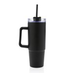 Custom Tana Plastic Tumbler with Handle 900ML - Black - 1