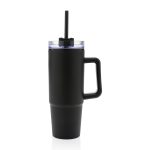 Custom Tana Plastic Tumbler with Handle 900ML - Black - 2