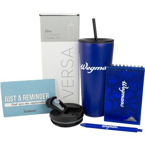 Custom Welcome Gift Set with Dual-Lid Tumbler