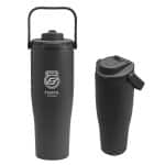 Custom 30 Oz. Denali Sip & Chug Recycled Stainless Steel Tumbler - 3