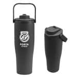 Custom 30 Oz. Denali Sip & Chug Recycled Stainless Steel Tumbler - 4