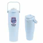 Custom 30 Oz. Denali Sip & Chug Recycled Stainless Steel Tumbler - 6