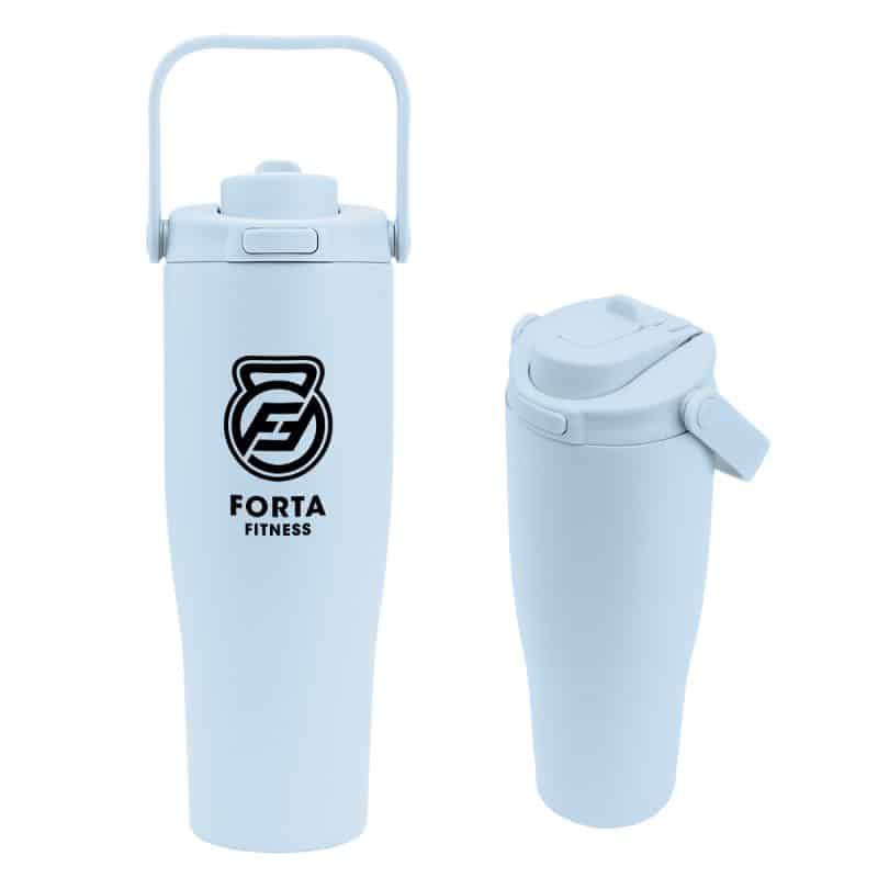 Custom 30 Oz. Denali Sip & Chug Recycled Stainless Steel Tumbler - 8
