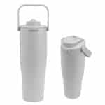 Custom 30 Oz. Denali Sip & Chug Recycled Stainless Steel Tumbler - 9