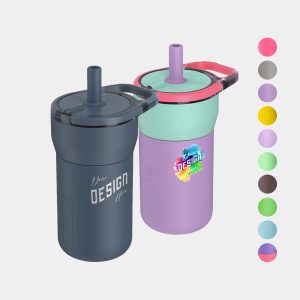 Custom 12 oz BruMate® Stainless Steel Insulated Leap Kids Water Bottle