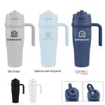 Custom 30 Oz. Apex Sip & Chug Recycled Stainless Steel Tumbler