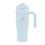 Custom 30 Oz. Apex Sip & Chug Recycled Stainless Steel Tumbler - 8