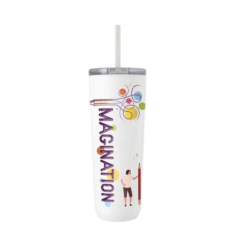 Custom Good Value™ Breeze Recycled Tumbler - 26 oz. - 5
