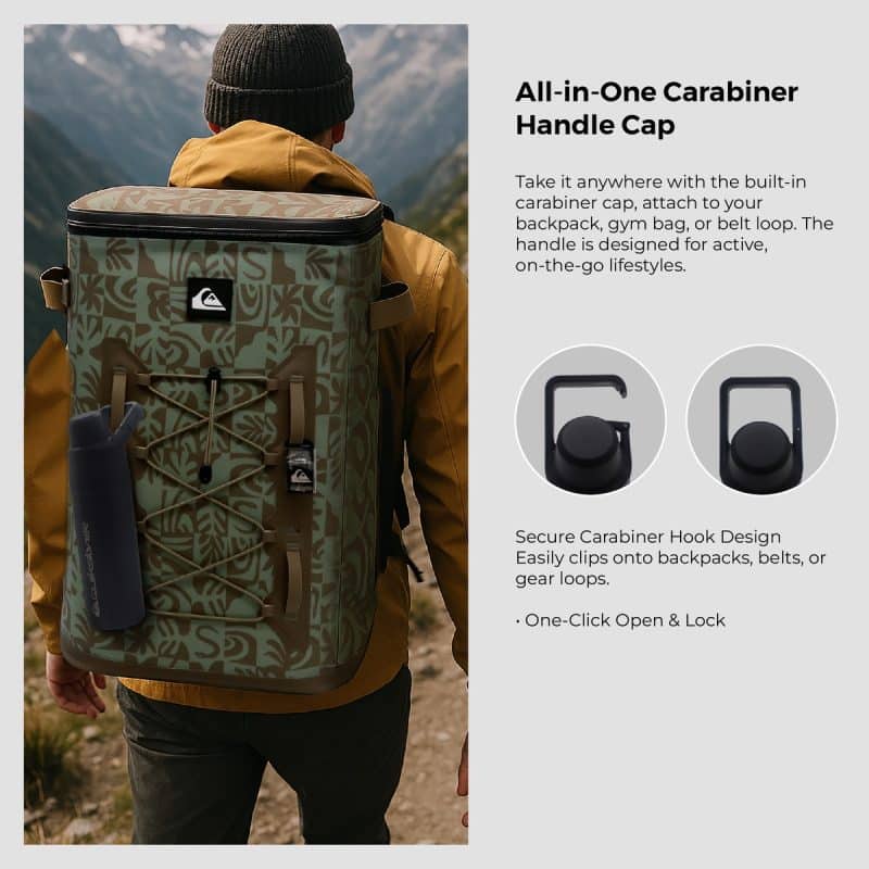 Custom Quiksilver Catalina 24 oz Stainless Steel Tumbler - 5