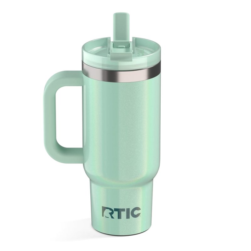 Custom RTIC® 16 oz. Little Road Trip Tumbler w/ Flip Straw (ceramic lined) - 2