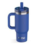 Custom 16 oz RTIC® Stainless Steel Ceramic Lined Little Road Trip Tumbler w/ Straw Lid