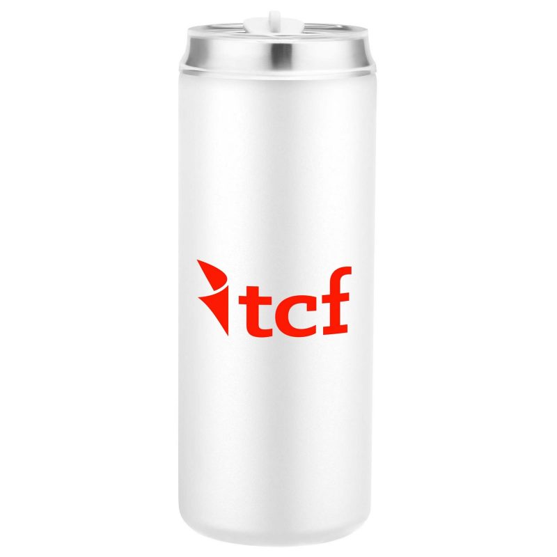 Custom 20oz. Stainless Steel Tumbler with Dual-Use Lid and Straw - 2