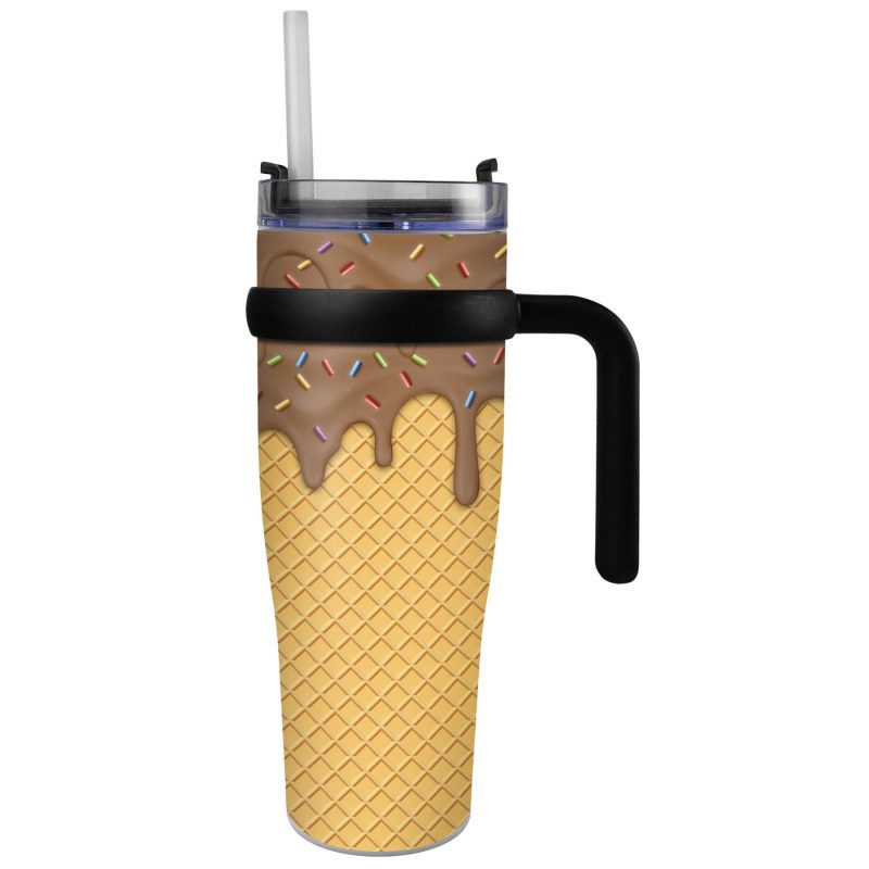 Custom 30 Oz. Recycled Ice Cream Tumbler - 3