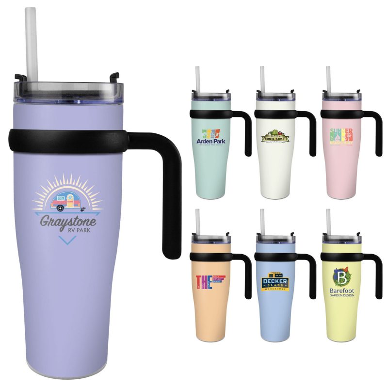 Custom 30 Oz. Recycled Pastel Tumbler