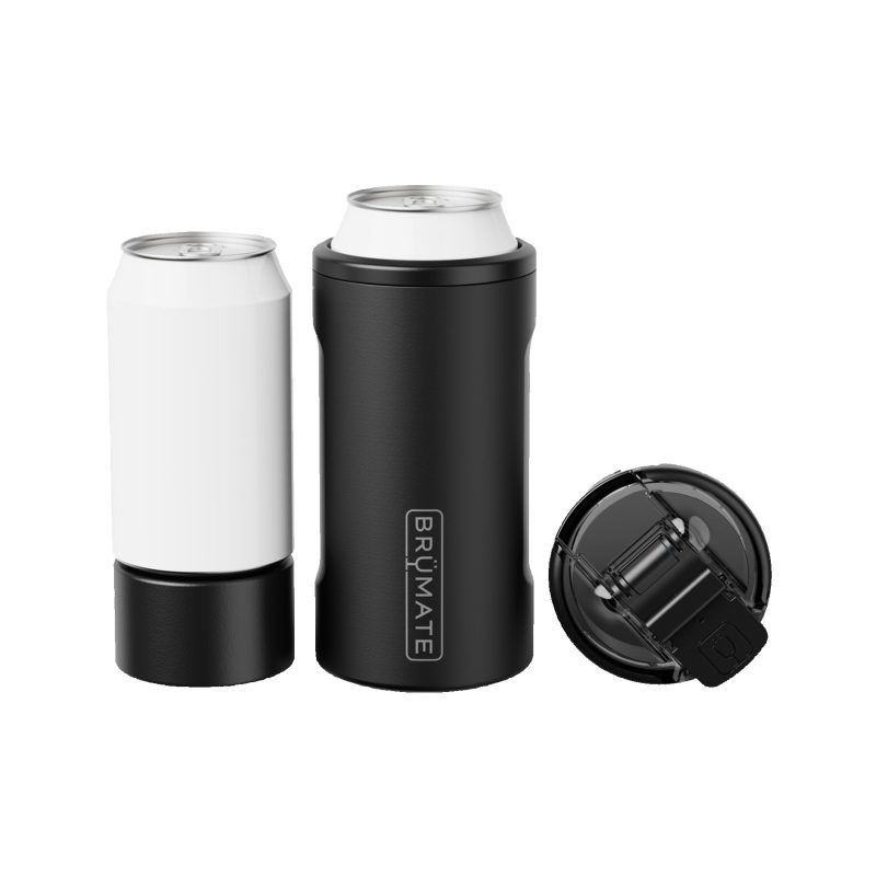 Custom BruMate Hopsulator Trio Can Cooler - Matte Black