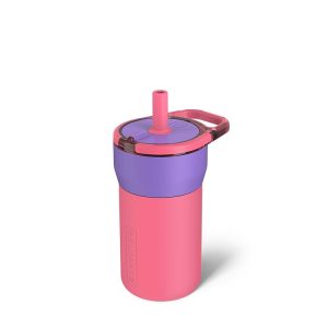 Custom Brumate Leap 12oz 100% Leakproof Kids Tumbler with Handle and Silicone Soft Straw