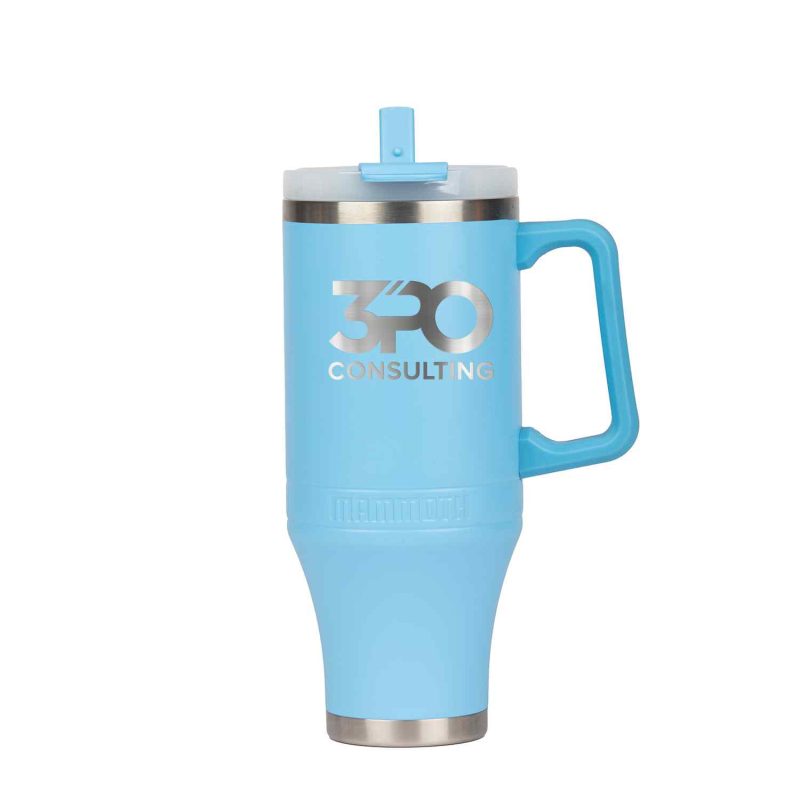 Custom Mammoth® Ascent 40 Oz Tumbler - Glow In The Dark - 1