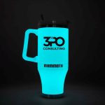 Custom Mammoth® Ascent 40 Oz Tumbler - Glow In The Dark